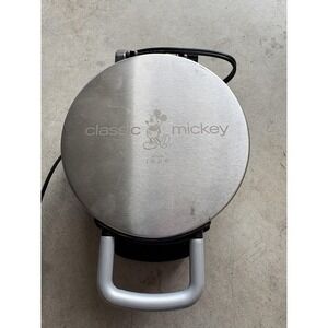 Disney Classic Mickey Pancake Maker Electric Nonstick Silver WMR-CA Kitchen